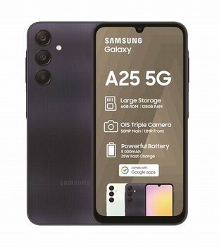 GALAXY A25 5G 6GB RAM 128GB ROM 5000mAh BATTERY