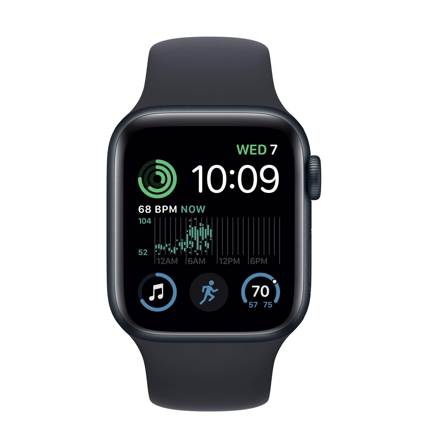 Apple watch SE (2022) Midnight Aluminum Case with Sport Band 44MM M/L