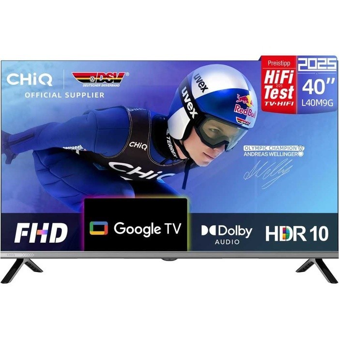 CHIQ 40'' INCH ANDRIOD SMART TV FRAMELESS